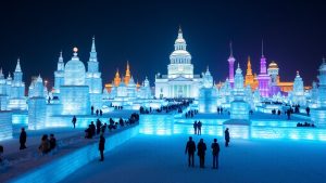 Фестиваль льда и снега в Харбине (Китай)
