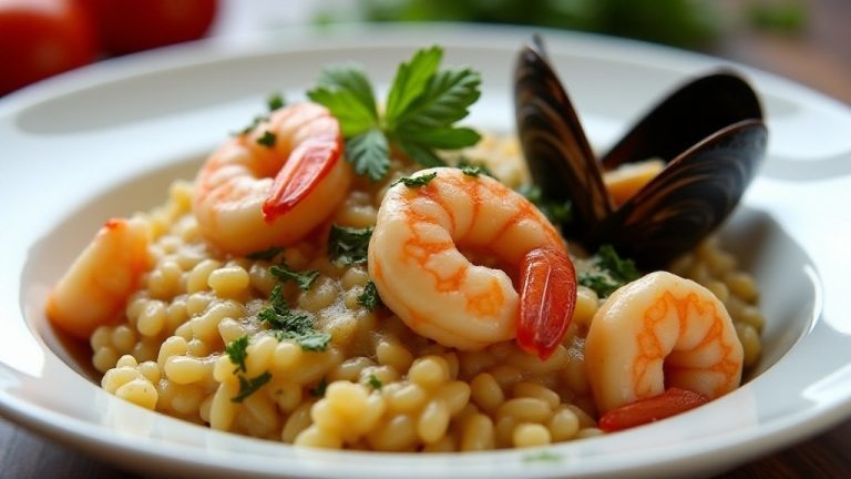 Ризотто с морепродуктами