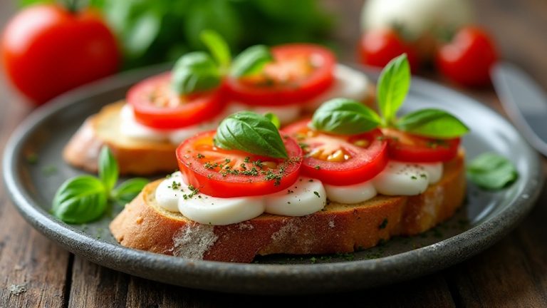 капрезе брускетта