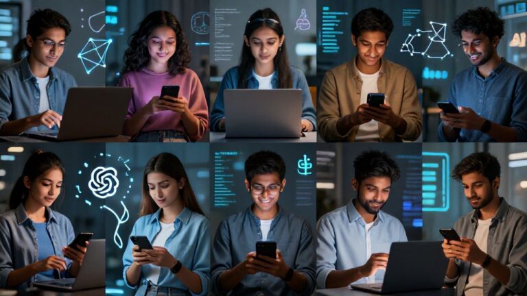 Молодежь Индии активно использует ChatGPT: 50% пользователей в возрасте 18-24 лет