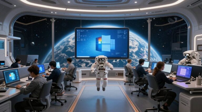 Когда космос встречает офисные технологии: приключения астронавтов NASA